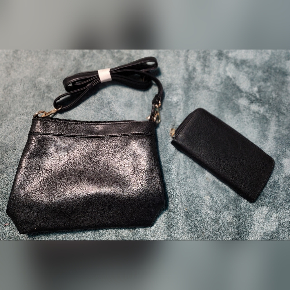 Black Crossbody & Wallet